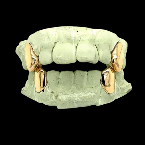 10K Solid Fangs Only Grillz