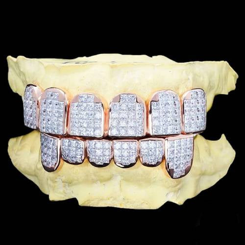 10K VVS Invisible Set Diamond Grillz